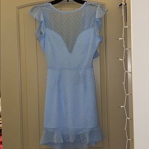 Baby blue dress